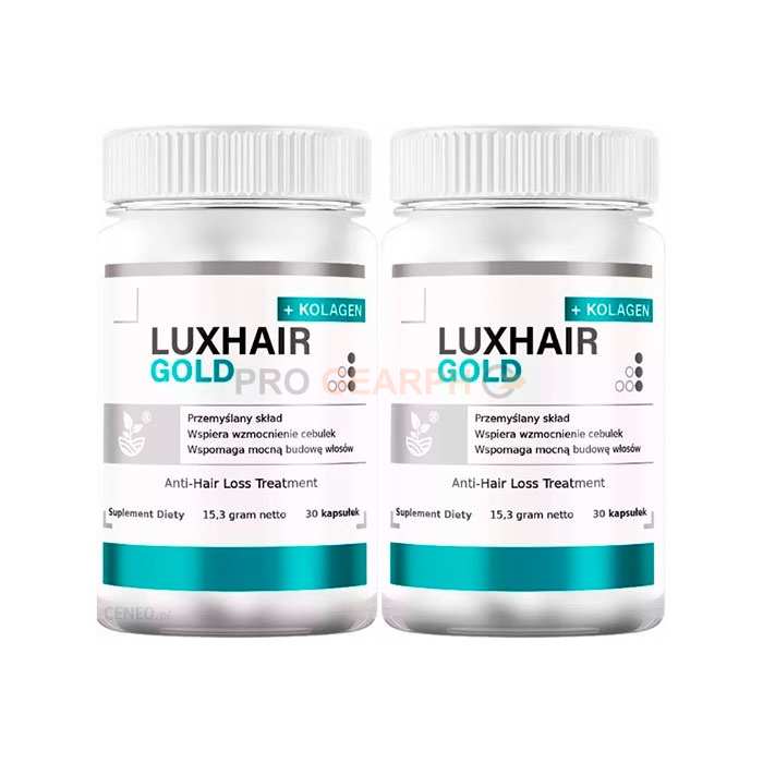 LuxHair Gold ⭕ капсулы для роста волос в Польше